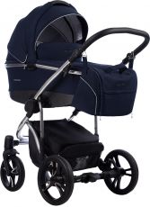Дитяча коляска 2 в 1 Bebetto Bresso Premium SILVER 03 (503.32.19.SL03)
